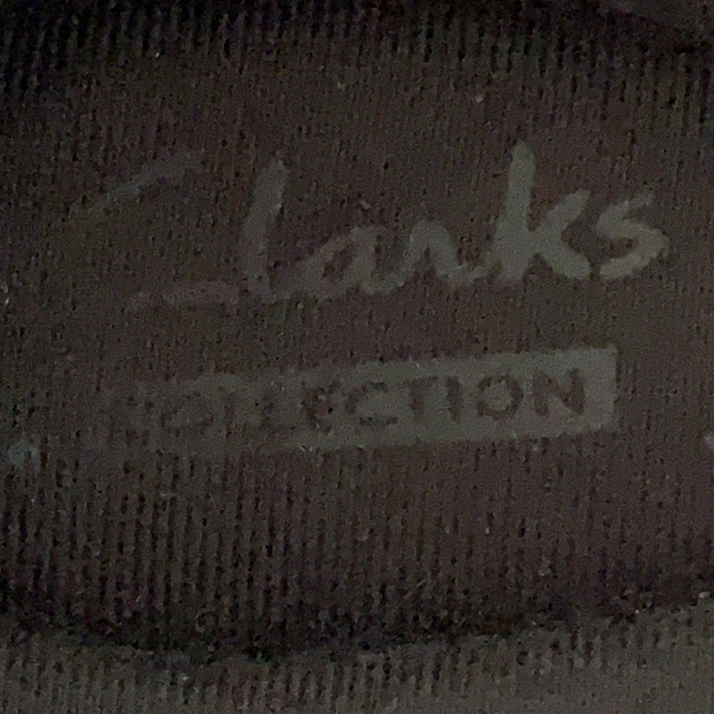 Clarks Burgundy & black Leather Upper like new 7 - Picture 3 of 8
